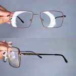 عینک فریم فلزی مستطیلی     010102443