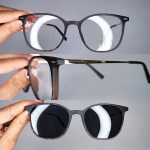 عینک فریم کائوچویی زاویه دار کاوردار      010102454