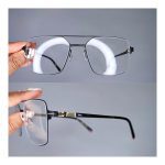 عینک فریم فلزی دوپل زاویه دار    010102307