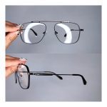 عینک فریم فلزی دوپل زاویه دار       010102313