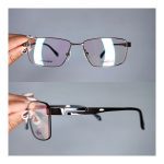 عینک فریم فلزی مستطیلی      010102325