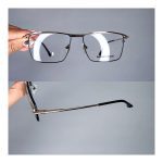 عینک فریم فلزی مستطیلی         010102333