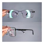 عینک فریم فلزی مستطیلی         010102335