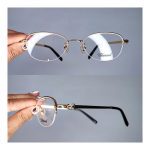 عینک نیم فریم فلزی گربه ای          010102337