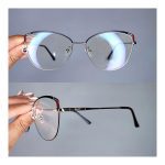 عینک فریم فلزی گربه ای      010102338