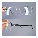 عینک نیم فریم فلزی دماغه یک تیکه       010102339