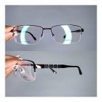 عینک نیم فریم فلزی مستطیلی       010102348