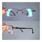 عینک نیم فریم فلزی مستطیلی      010102350