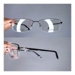 عینک نیم فریم فلزی مستطیلی       010102352