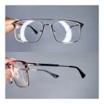 عینک فریم فلزی دوپل زاویه دار        010102358