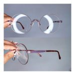 عینک فریم فلزی گرد     010102363