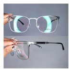 عینک فریم فلزی زاویه دار      010102368