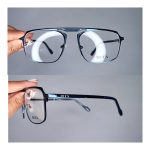 عینک فریم فلزی دوپل زاویه دار       010102370