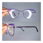 عینک فریم فلزی گربه ای      010102382