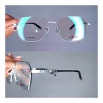 عینک فریم فلزی زاویه دار      010102388