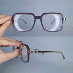 عینک فریم کائوچویی زاویه دار مربع      ۰۱۰۱۰۲۴۷۰