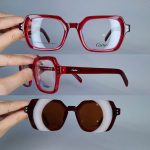عینک فریم کائوچویی زاویه دار کاوردار     ۰۱۰۱۰۲۴۹۲