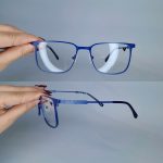 عینک فریم فلزی مستطیلی      010102495