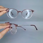 عینک فریم کائوچویی گرد دورنگ      010102514