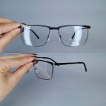 عینک فریم فلزی مستطیلی        010102526