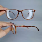 عینک فریم کائوچویی زاویه دار پلنگی     010102528