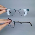 عینک فریم فلزی زاویه دار      010102529