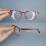 عینک فریم کائوچویی زاویه دار ضخیم      010102537