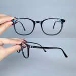 عینک فریم کائوچویی زاویه دار مربع      010102590