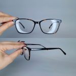 عینک فریم کائوچویی گربه ای پلنگی     010102593