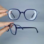عینک فریم کائوچویی زاویه دار مربع      010102627