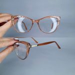 عینک فریم کائوچویی گربه ای     010102628