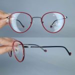 عینک کائوچو فلز گرد