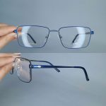 عینک فریم فلزی مستطیلی       010102677