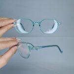 عینک فریم کائوچویی زاویه دار چندضلعی     010102689