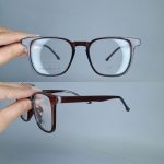 عینک کائوچویی قهوه ای