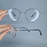 عینک فریم فلزی گرد دماغه یک تیکه      010102696