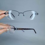 عینک نیم فریم فلزی گربه ای     010102698