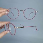 عینک گرد فلزی