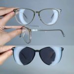 عینک فریم کائوچویی گربه ای کاوردار    010102714