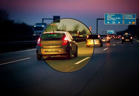 عدسی رانندگی شب