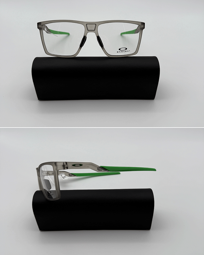 عینک فریم کائوچویی زاویه دار مات 010102500