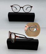 عینک فریم کائوچویی گرد مات    010102755
