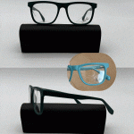 عینک فریم کائوچویی مستطیلی مات     010102189