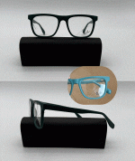 عینک فریم کائوچویی مستطیلی مات     010102189