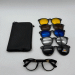 عینک چندکاوره مغناطیسی با کاورهای رنگی وفریم سبک TR90