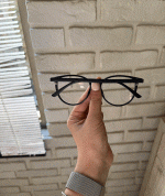 عینک فریم کائوچویی گرد چندکاوره مغناطیسی TR90 کد 010102758 - Image 2