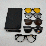 عینک چندکاوره مغناطیسی با کاورهای رنگی وفریم سبک TR90