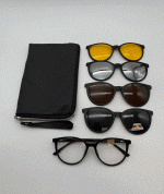 عینک چندکاوره مغناطیسی با کاورهای رنگی وفریم سبک TR90