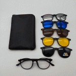 عینک چندکاوره مغناطیسی با کاورهای رنگی وفریم سبک TR90