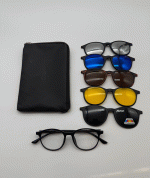 عینک چندکاوره مغناطیسی با کاورهای رنگی وفریم سبک TR90